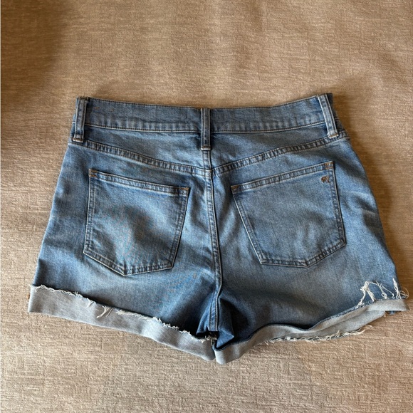 Madewell 26 High Rise Button Front Denim Jean Shorts - Picture 5 of 8